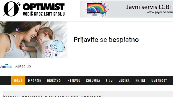 Zaštitite magazin Optimist